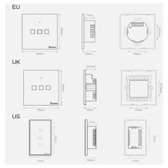 Переключатель Sonoff T3EU3C-TX Фото 10