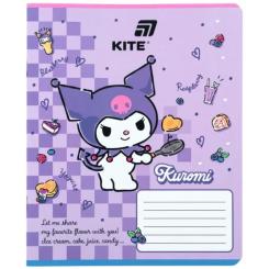 Тетрадь Kite Kuromi, 12 аркушів, клітинка Фото 1