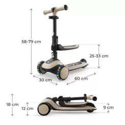 Самокат Kinderkraft Halley 2 Stone White (KRHALL02WHT0000) Фото 7