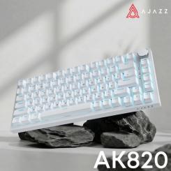 Клавиатура Ajazz AK820 Red Switch USB-C UA White Фото 5