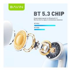 Наушники BAVIN BAVIN-81 Hi-Res LCD Tough White Фото 2