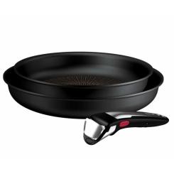 Набор посуды Tefal Ingenio Excellence+, 3 предмети, чорний Фото