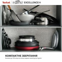 Набор посуды Tefal Ingenio Excellence+, 3 предмети, чорний Фото 4