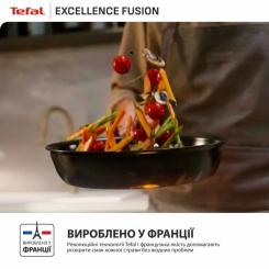 Сковорода Tefal Excellence Fusion, 26см, чорний Фото 10
