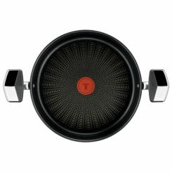 Сотейник Tefal Excellence+, з кришкою, 26см, чорний Фото 1