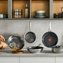 Сотейник Tefal Excellence+, з кришкою, 26см, чорний Фото 5