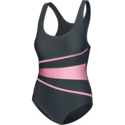 Купальник Aqua Speed Stella Lady 299-33 графітовий, рожевий 44 Фото