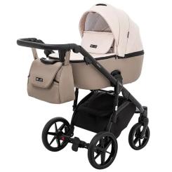Коляска Adamex 2 в 1 Nola PS-160 бежевий / капучино Фото 1