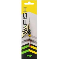 Блесна X-Fish Orbit 10g 3 Nikel gold Фото 1