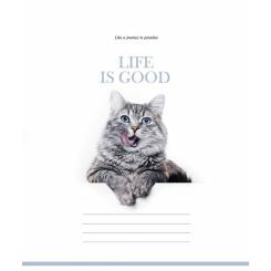 Тетрадь Школярик Life is good 48 аркушів клітинка Фото 3