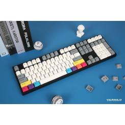 Клавиатура Varmilo APT108 CMYK C-TK Red Wireless White Led UA Фото 1