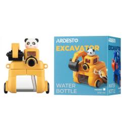 Бутылка для воды Ardesto Excavator 500мл, пластик, жовтий Фото 7