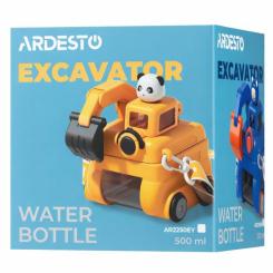 Бутылка для воды Ardesto Excavator 500мл, пластик, жовтий Фото 8
