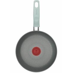 Сковорода Tefal Halo EUCALYPTUS, 24см, алюміній, бакеліт, сірий Фото 1