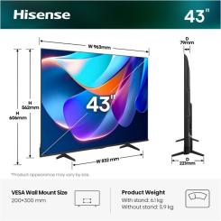 Телевизор Hisense 43A6S Фото 7