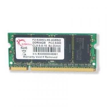 Модуль памяти для ноутбука G.Skill SoDIMM DDR2 4GB 667 MHz Фото