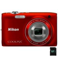 Цифровой фотоаппарат Nikon Coolpix S3100 red Фото