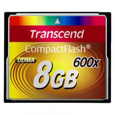 Карта памяти Transcend 8Gb Compact Flash 600x Фото