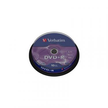 Диск DVD Verbatim 4.7Gb 16X CakeBox 10шт Silver Фото