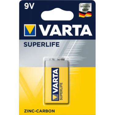 Батарейка Varta Крона 6F22 Superlife Zinc-Carbon * 1 Фото