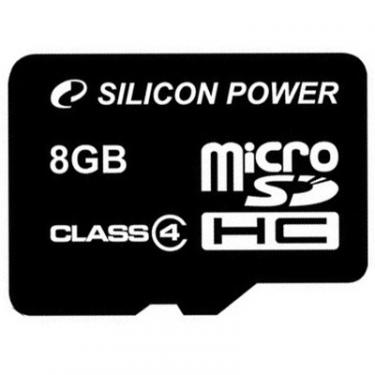 Карта памяти Silicon Power 8Gb microSDHC class 4 Фото