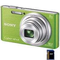 Цифровой фотоаппарат Sony Cybershot DSC-W730 green Фото