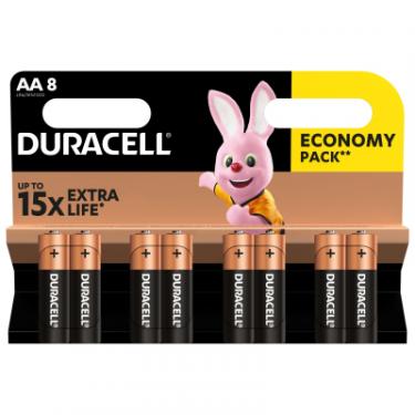 Батарейка Duracell AA лужні 8 шт. в упаковці Фото 1