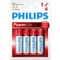 Батарейка Philips LR06 PHILIPS PowerLife P4B * 4 Фото