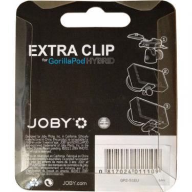 Площадка для штативной головы Joby GorillaPod Hybrid Quick Release Clip (Black/Grey) Фото 1