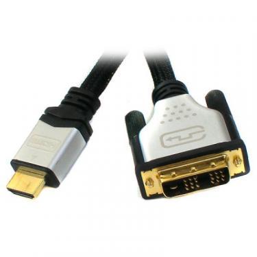 Кабель мультимедийный Viewcon HDMI to DVI 18+1pin M, 5.0m Фото