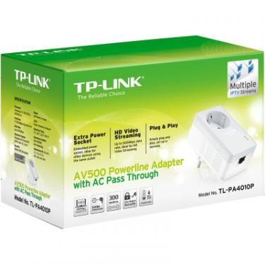 Адаптер Powerline TP-Link TL-PA4010P KIT Фото 4