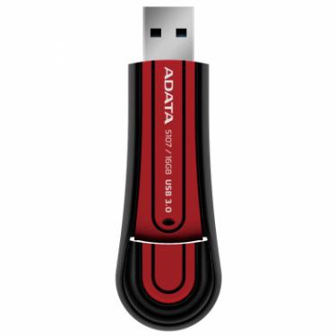 USB флеш накопитель ADATA 16Gb A-DATA S107 16GB Red rubber USB3.0 Фото