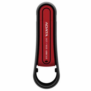 USB флеш накопитель ADATA 16Gb A-DATA S107 16GB Red rubber USB3.0 Фото 1