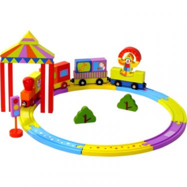Развивающая игрушка WoodyLand Поезд-Цирк Фото