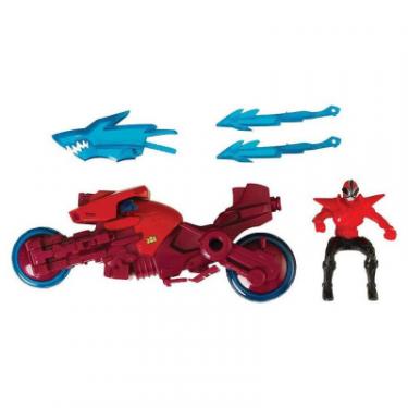 Фигурка Power Rangers Транспорт-акула и Красный рейнджер Фото 1