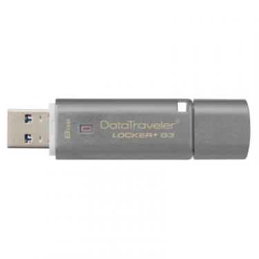 USB флеш накопитель Kingston 8GB DataTraveler Locker+ G3 USB 3.0 Фото 1