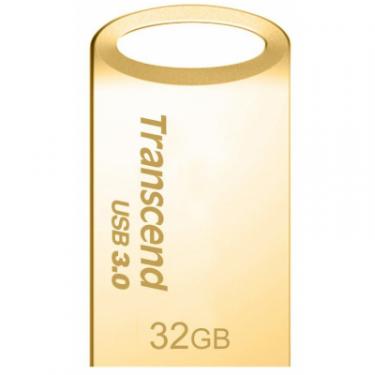 USB флеш накопитель Transcend 32GB JetFlash 710 Metal Gold USB 3.0 Фото