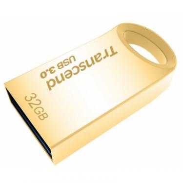 USB флеш накопитель Transcend 32GB JetFlash 710 Metal Gold USB 3.0 Фото 1