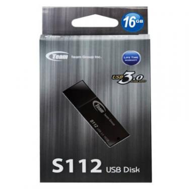 USB флеш накопитель Team 16GB S112 Black USB 3.0 Фото 3