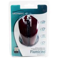 Мышка Greenwave Fiumicino USB, black-cherry Фото 2