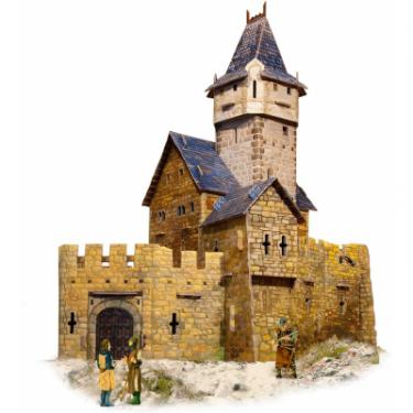 Сборная модель Умная бумага Охотничий замок с героями серии Средневековый горо Фото 1