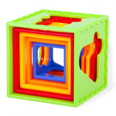 Развивающая игрушка BeBeLino Кубики-Пирамидка Фото 1