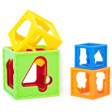 Развивающая игрушка BeBeLino Кубики-Пирамидка Фото 4