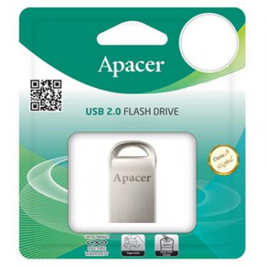 USB флеш накопитель Apacer 64GB AH115 Silver USB 2.0 Фото 1