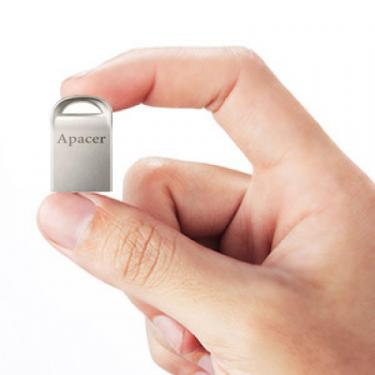 USB флеш накопитель Apacer 64GB AH115 Silver USB 2.0 Фото 2