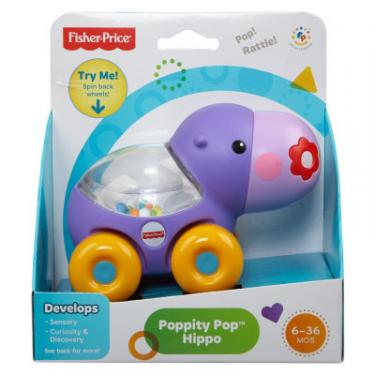 Развивающая игрушка Fisher-Price Черепашка и бегемот с шариками Фото 1