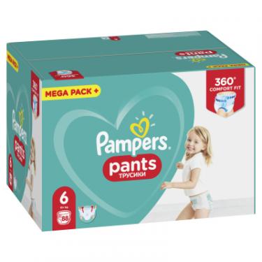 Подгузники Pampers трусики Pants Extra Large Размер 6 (15+ кг), 88 шт Фото 2