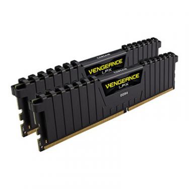 Модуль памяти для компьютера Corsair DDR4 16GB (2x8GB) 2400 MHz Vengeance LPX Black Фото 2