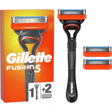 Бритва Gillette Fusion5 з 2 змінними картриджами Фото