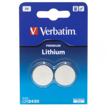 Батарейка Verbatim CR 2430 Lithium 3V * 2 Фото